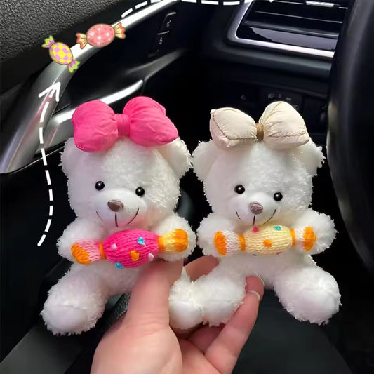 Car Gear Shift Decoration Accessories Cute Dolls With Turn Signal Windshield Wiper Rearview Mirror Auto Ornament Children's Toy