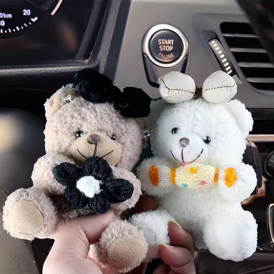 Car Gear Shift Decoration Accessories Cute Dolls With Turn Signal Windshield Wiper Rearview Mirror Auto Ornament Children's Toy